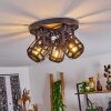 TEHERAN Ceiling Light black, 3-light sources