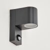 KINGSTOWN Outdoor Wall Light anthracite, transparent, clear, 1-light source, Motion sensor
