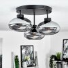 HAIKALA Ceiling Light Smoke-coloured, 3-light sources