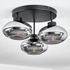 HAIKALA Ceiling Light Smoke-coloured, 3-light sources