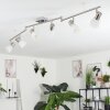 VILLASECA Ceiling Light LED matt nickel, 6-light sources