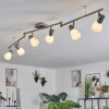 VILLASECA Ceiling Light LED matt nickel, 6-light sources
