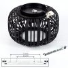 TEHERAN Ceiling Light black, 1-light source