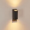 KINGSTOWN Outdoor Wall Light anthracite, transparent, clear, 2-light sources, Motion sensor