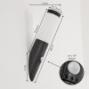 RUTI Outdoor Wall Light black, 1-light source, Motion sensor