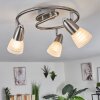 CHAPOD Ceiling Light LED matt nickel, 3-light sources