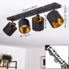 Ceiling Light Alsen black, 4-light sources