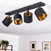 Ceiling Light Alsen black, 4-light sources