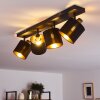Ceiling Light Alsen black, 4-light sources