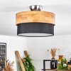 Vrolle Ceiling Light Light wood, matt nickel, 2-light sources