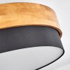 Vrolle Ceiling Light Light wood, matt nickel, 3-light sources