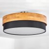 Vrolle Ceiling Light Light wood, matt nickel, 3-light sources