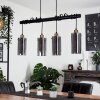 Vaurois Pendant Light brass, black, 4-light sources