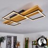 Pompu Ceiling Light LED Light wood, black, 1-light source
