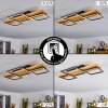 Pompu Ceiling Light LED Light wood, black, 1-light source
