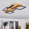 Pompu Ceiling Light LED Light wood, black, 1-light source