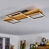Pompu Ceiling Light LED Light wood, black, 1-light source