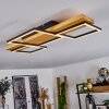 Pompu Ceiling Light LED Light wood, black, 1-light source