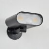 Usmagama solar wall lamp LED black, 1-light source, Motion sensor