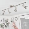Lonquimay Ceiling Light matt nickel, 4-light sources