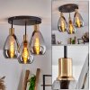 Lincura Ceiling Light brass, black, 3-light sources