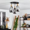 Lincura Ceiling Light brass, black, 3-light sources