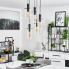 Miaqui Pendant Light black, 5-light sources