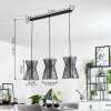 Chaca Pendant Light black, 3-light sources