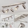 Javel Ceiling Light chrome, matt nickel, 5-light sources
