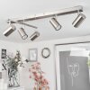 Javel Ceiling Light chrome, matt nickel, 5-light sources