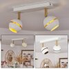 Tome Ceiling Light LED brass, white, 2-light sources
