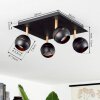 Tome Ceiling Light LED brass, black, 4-light sources