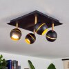 Tome Ceiling Light LED brass, black, 4-light sources