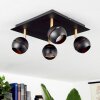 Tome Ceiling Light LED brass, black, 4-light sources