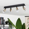 Castillo Ceiling Light black, 4-light sources