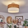 Vrolle Ceiling Light Light wood, matt nickel, 2-light sources