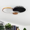 Ipinco Ceiling Light LED gold, black, transparent, clear, 1-light source, Remote control