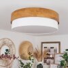 Vrolle Ceiling Light Light wood, matt nickel, 3-light sources