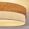 Vrolle Ceiling Light Light wood, matt nickel, 3-light sources