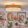 Vrolle Ceiling Light Light wood, matt nickel, 3-light sources