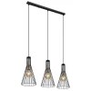 Globo MILLI Pendant Light black, 3-light sources