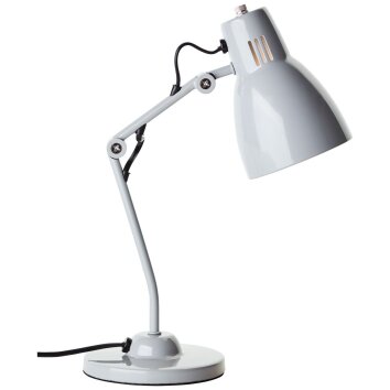 Brilliant Bailie Table lamp grey, 1-light source