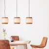 Brilliant Waterlilly Pendant Light black, 3-light sources