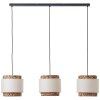 Brilliant Waterlilly Pendant Light black, 3-light sources