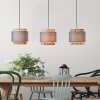 Brilliant Waterlilly Pendant Light black, 3-light sources