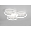 Trio Groovy Ceiling Light LED white, 1-light source