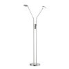 FHL easy Luna Floor Lamp LED matt nickel, 2-light sources