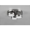 Trio Franklin Ceiling Light LED matt nickel, 3-light sources