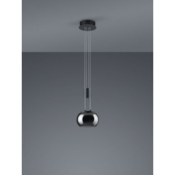 Trio Madison Pendant Light LED black, 1-light source