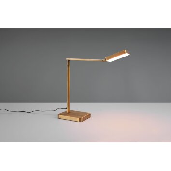 Trio Pavia Table lamp LED antique brass, 1-light source